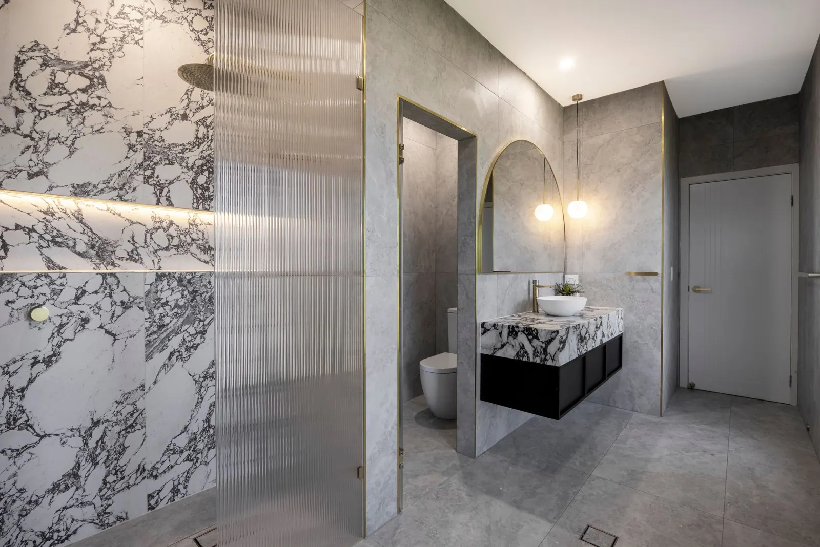 Shower, vanity and tapware fit off by Shoreside Plumbing