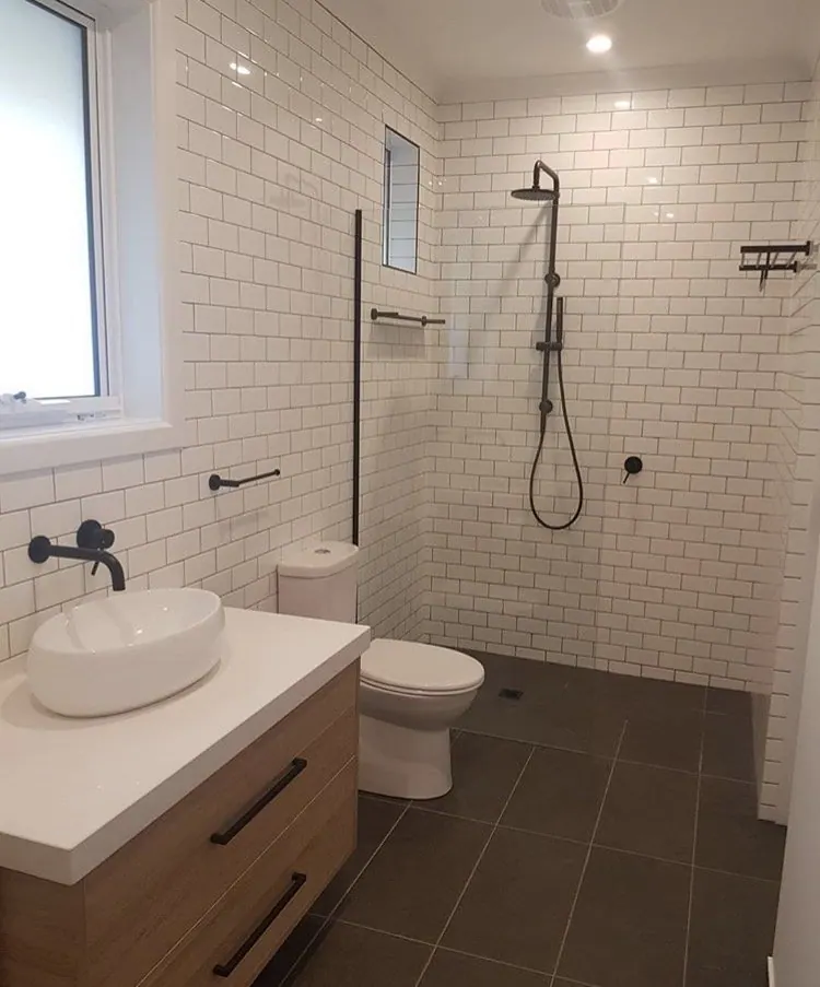 Bathroom renovation plumbing by Shoreside Plumbing