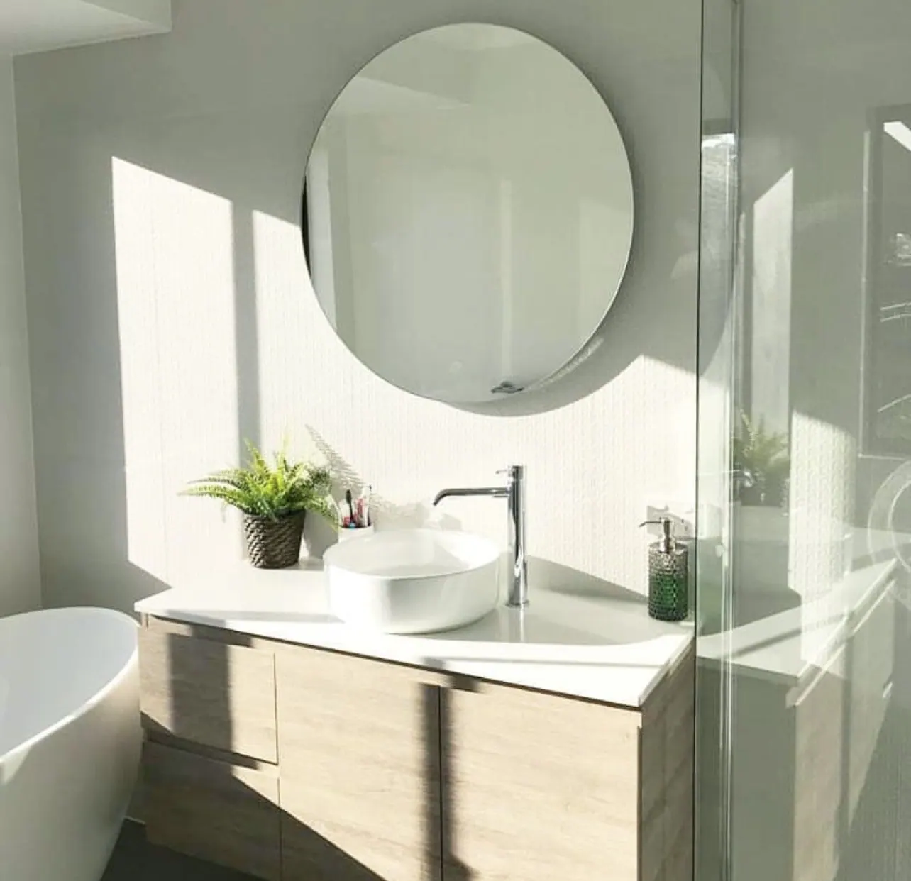 Shower, vanity and tapware fit off by Shoreside Plumbing