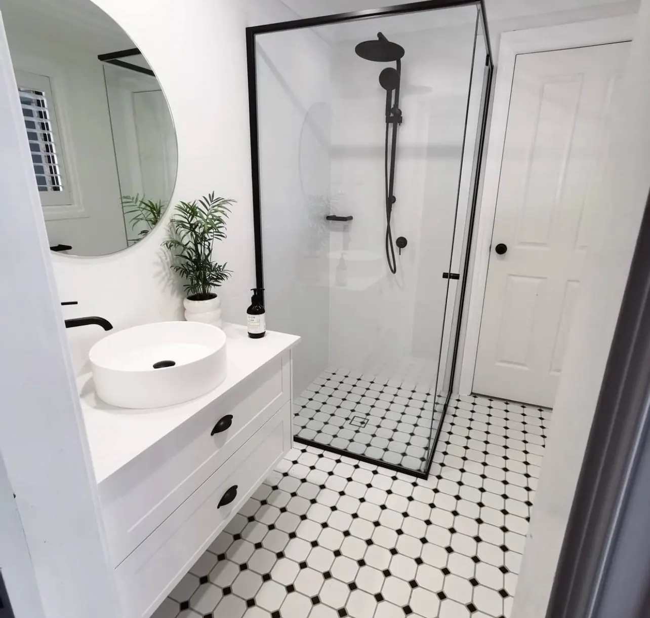 Completed bathroom renovation on the Gold Coast