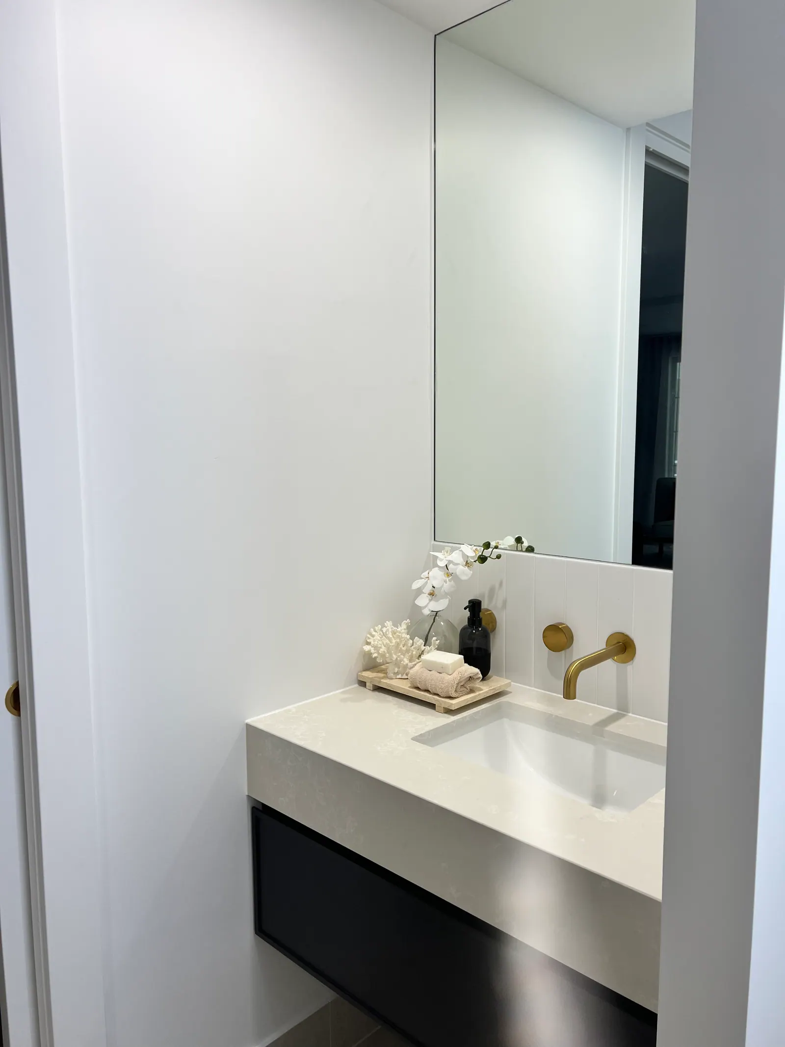 Completed bathroom renovation on the Gold Coast