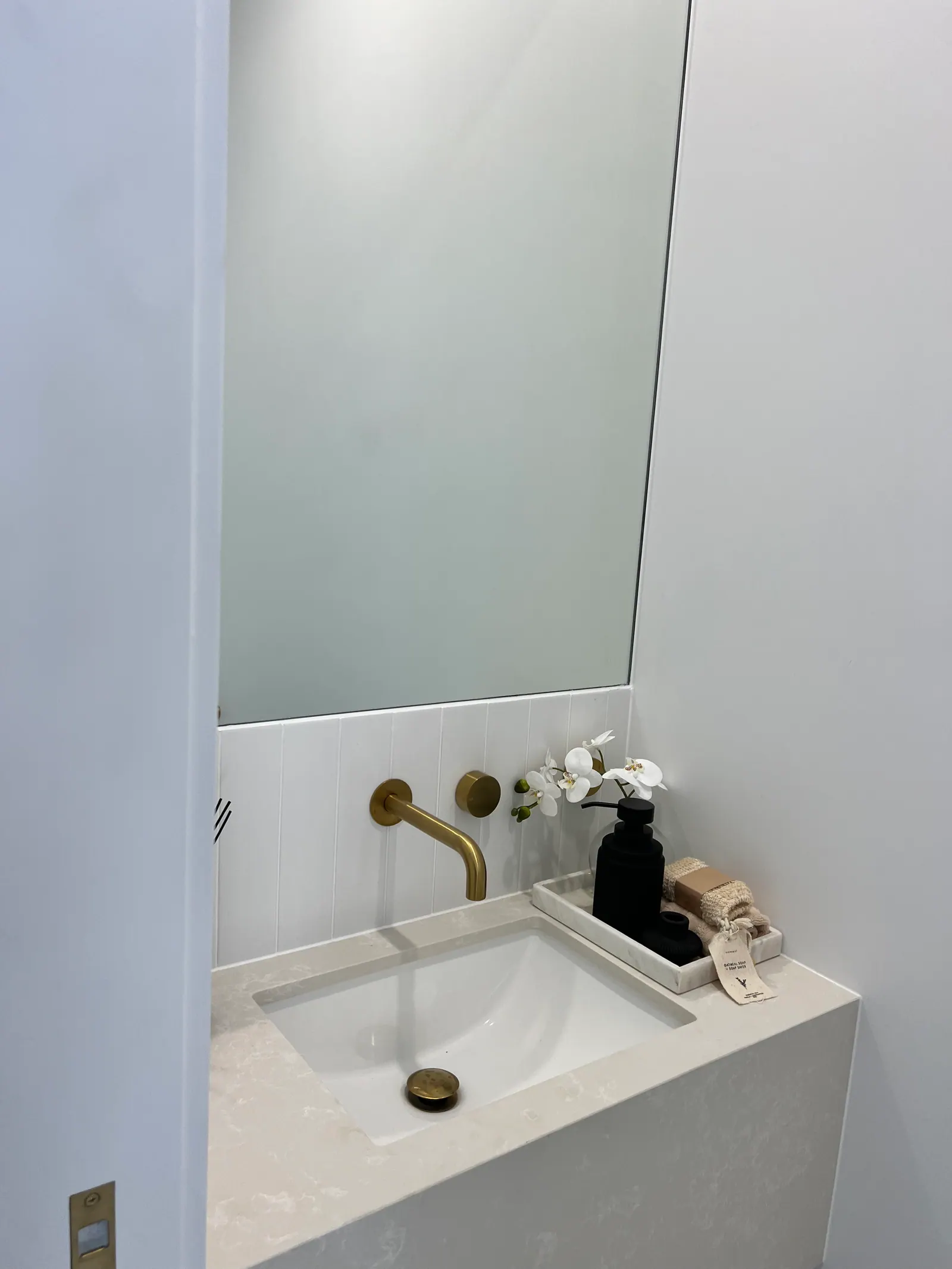 Shower, vanity and tapware fit off by Shoreside Plumbing