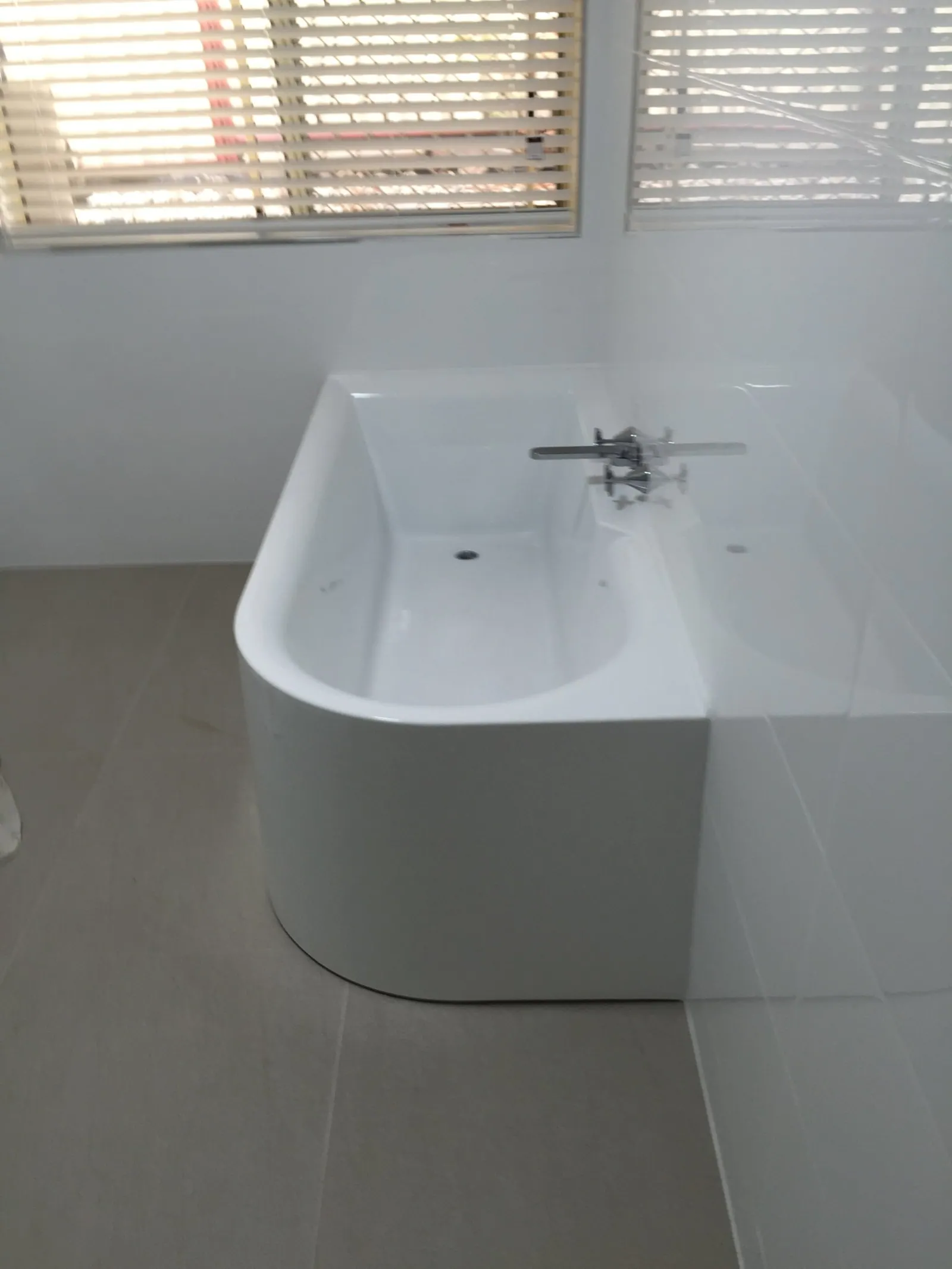 Shower, vanity and tapware fit off by Shoreside Plumbing