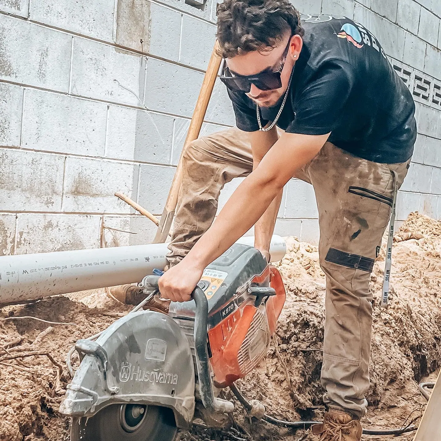 Underground drainage and pipe work on the Gold Coast