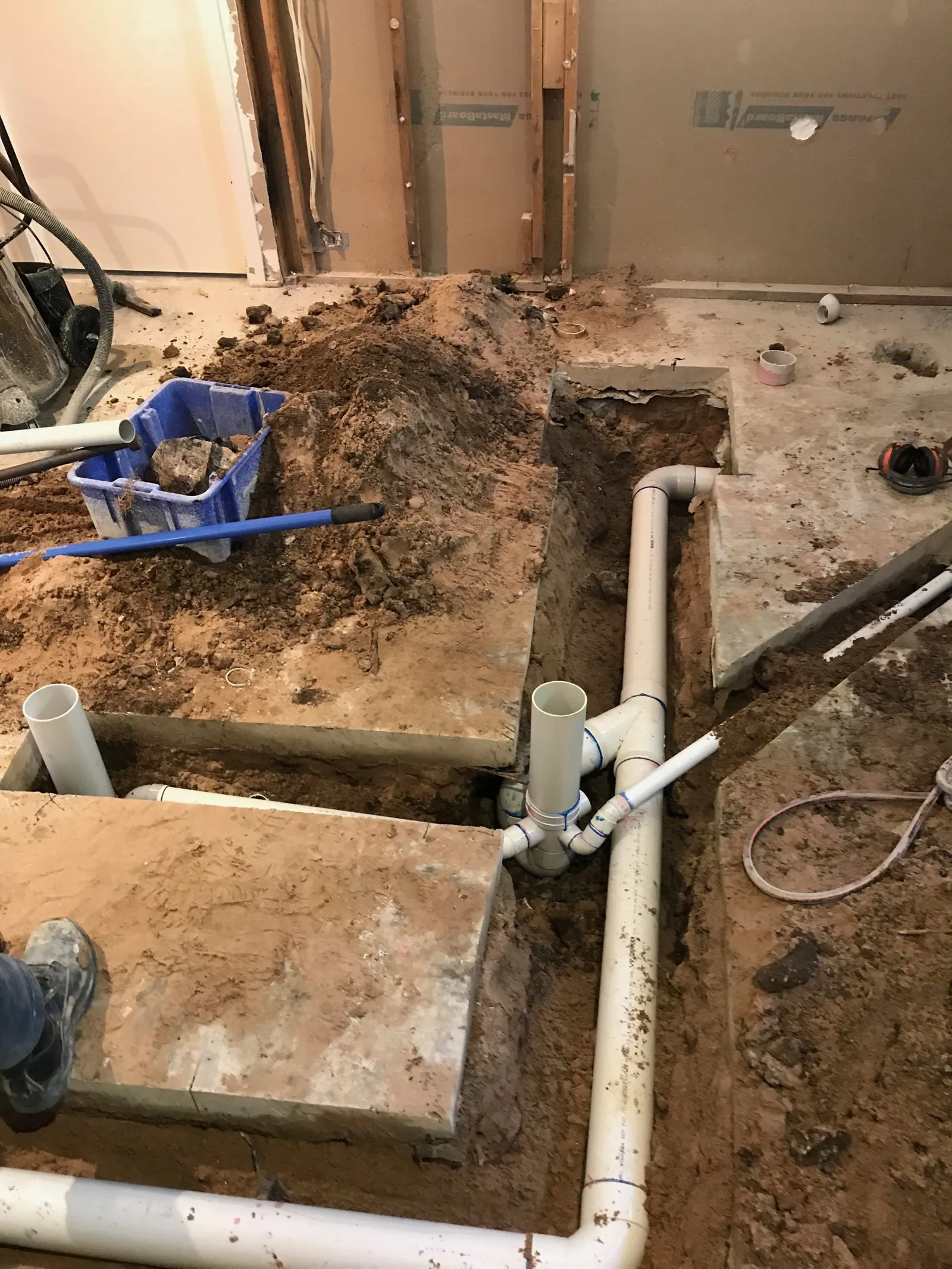 Blocked drains work by Shoreside Plumbing near Nerang